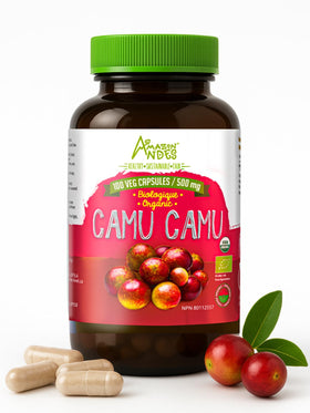 Capsules de Camu Camu 500mg, vue de face