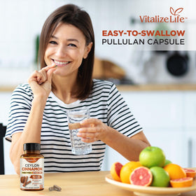 Capsules de cannelle de Ceylan avec étiquette bio