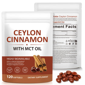 Capsules de cannelle de Ceylan BOIUOITI 120 softgels vue de face