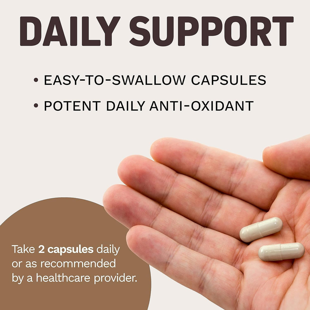 Capsules de Cannelle de Ceylan Herbtonics avec un verre d'eau