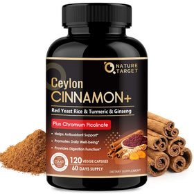 Capsules de Cannelle de Ceylan NATURE TARGET 120 gélules face