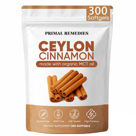 Capsules de Cannelle de Ceylan WHDEOW en flacon de 300 softgels