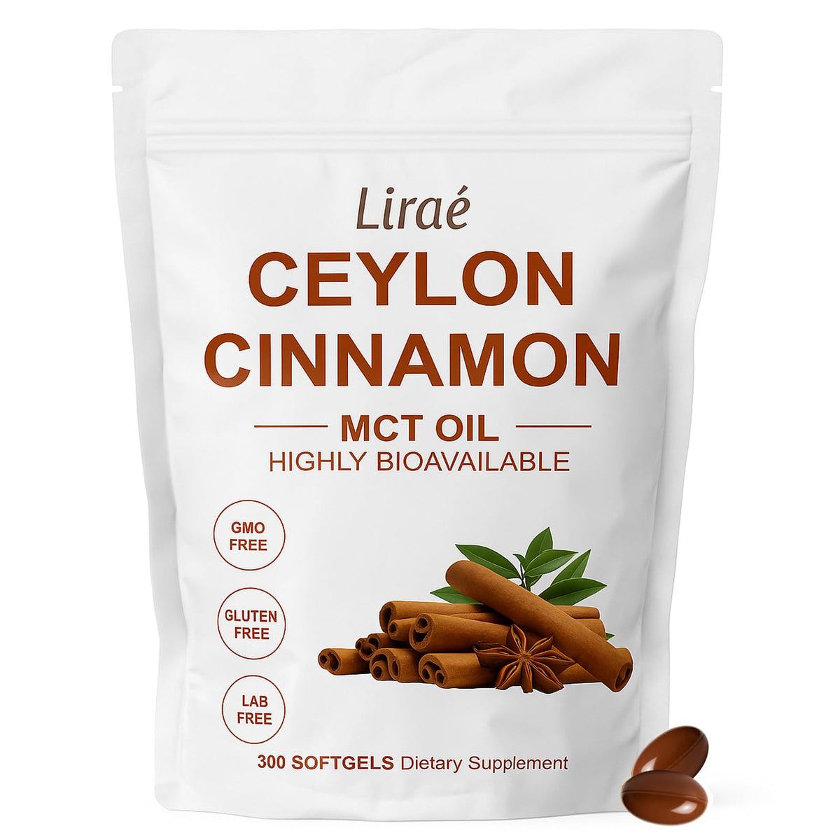 Capsules de cannelle de Ceylan YLOTRE en boîte de 300 unités