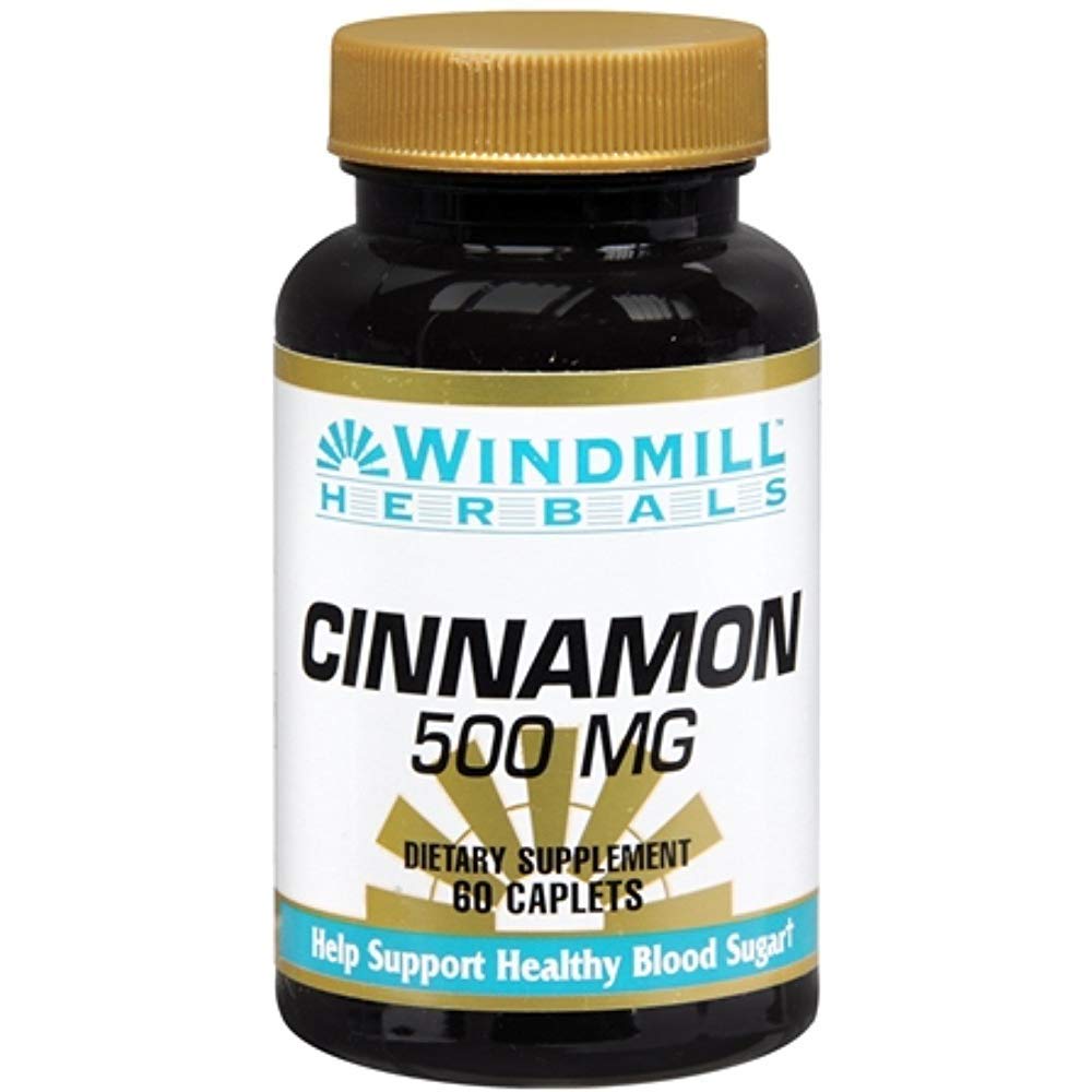Capsules de Cannelle Windmill 500 mg bouteille de 60 unités