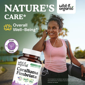 Capsules de Caralluma Wild & Organic avec étiquette visible