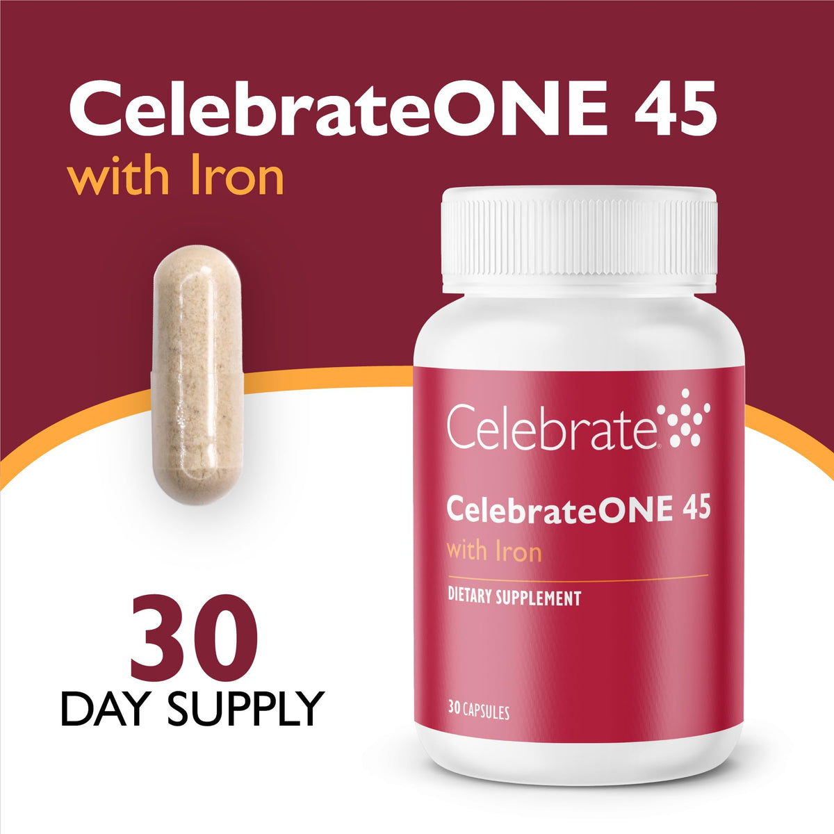 Capsules de CelebrateONE 45 sur une table