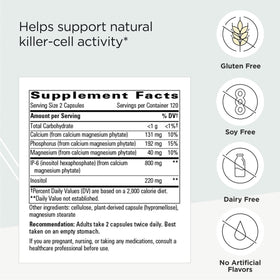 Capsules de Cellular Forte d'Integrative Therapeutics sur une surface blanche