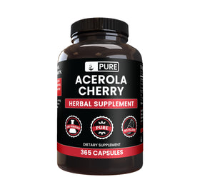 Capsules de Cerise Acerola PURE ORIGINAL INGREDIENTS vue de face