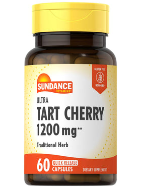 Capsules de cerise aigre Sundance 60 comprimés, vue de face
