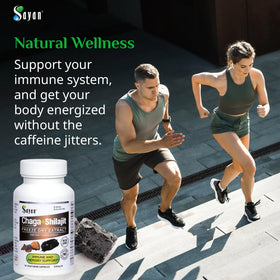 Capsules de champignon Chaga Sayan sur fond blanc