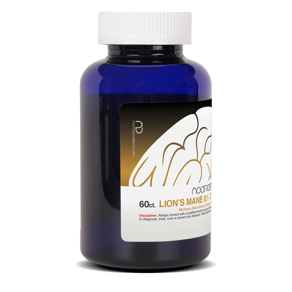 Capsules de Champignon Lion's Mane sur une table en bois
