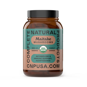 Capsules de champignon Maitake bio 100ct de Complete Natural Products, vue de face