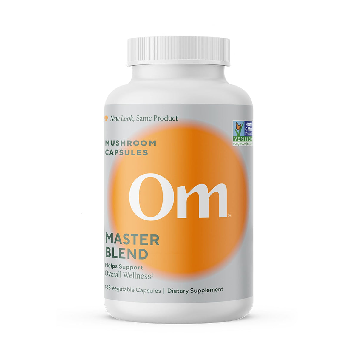 Capsules de Champignons OM MUSHROOM SUPERFOOD, pot de 168 capsules
