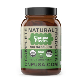 Capsules de Chanca Piedra 500mg vue de face avec étiquette