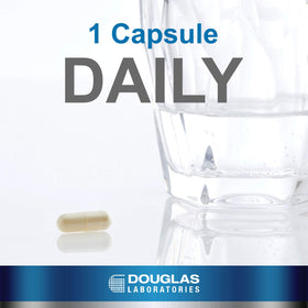 Capsules de Chardon-Marie Douglas Laboratories 150 mg - vue arrière