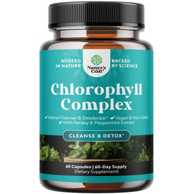 Capsules de chlorophylle Natures Craft 60 unités vue avant