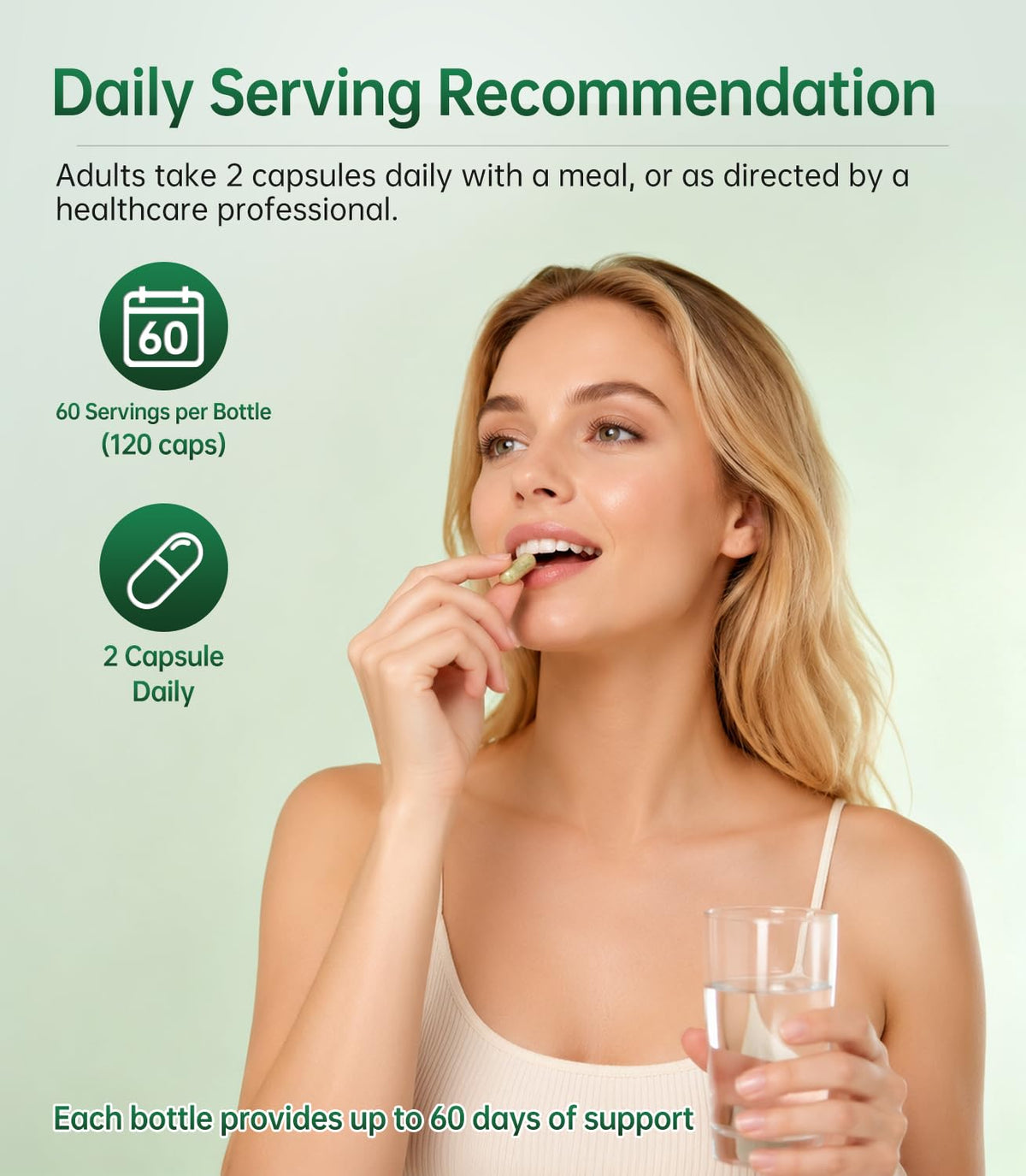 Capsules de chlorophylle Oopeatol à côté d'autres compléments alimentaires