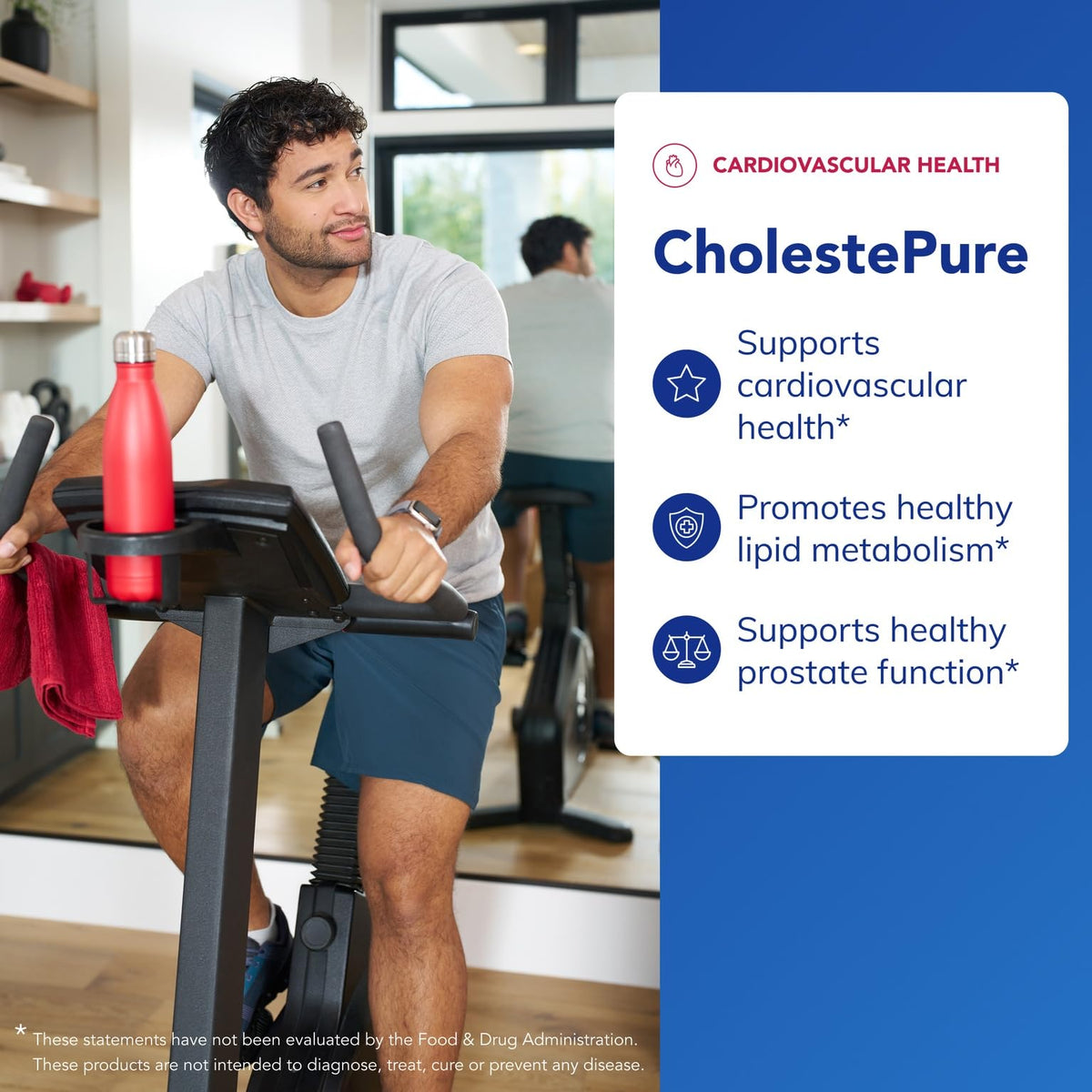 Capsules de CholestePure sur fond blanc