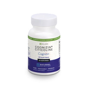 Capsules de Citicoline 500mg de Rational Nutrition, vue de face