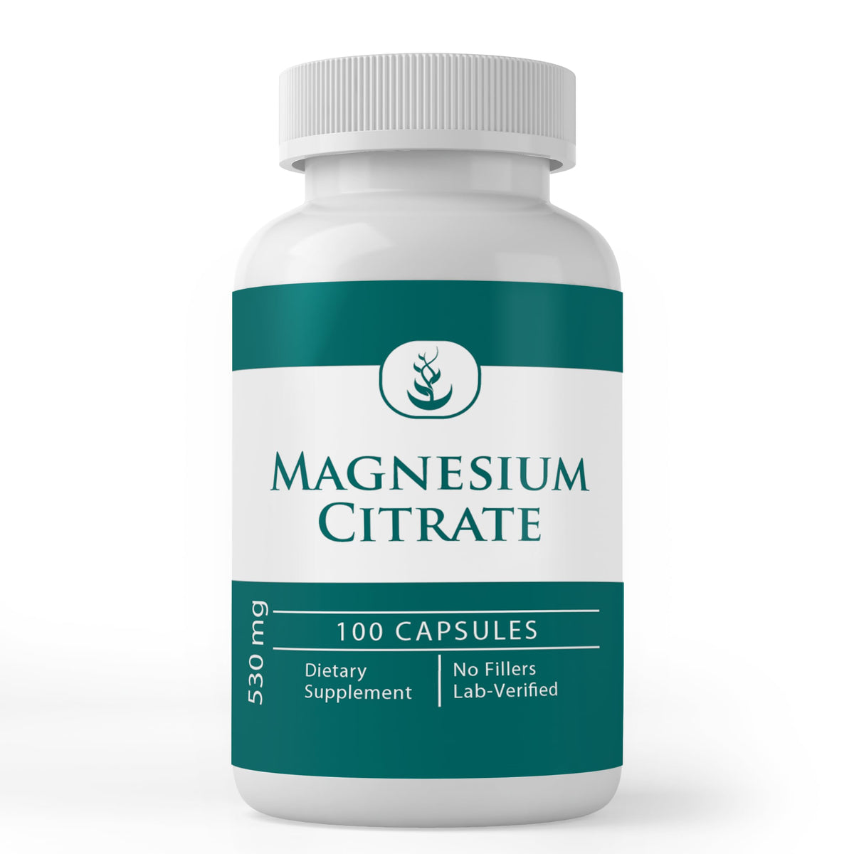 Capsules de citrate de magnésium PURE ORIGINAL INGREDIENTS en bouteille