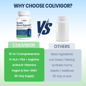 Capsules de Colivigor à côté du flacon