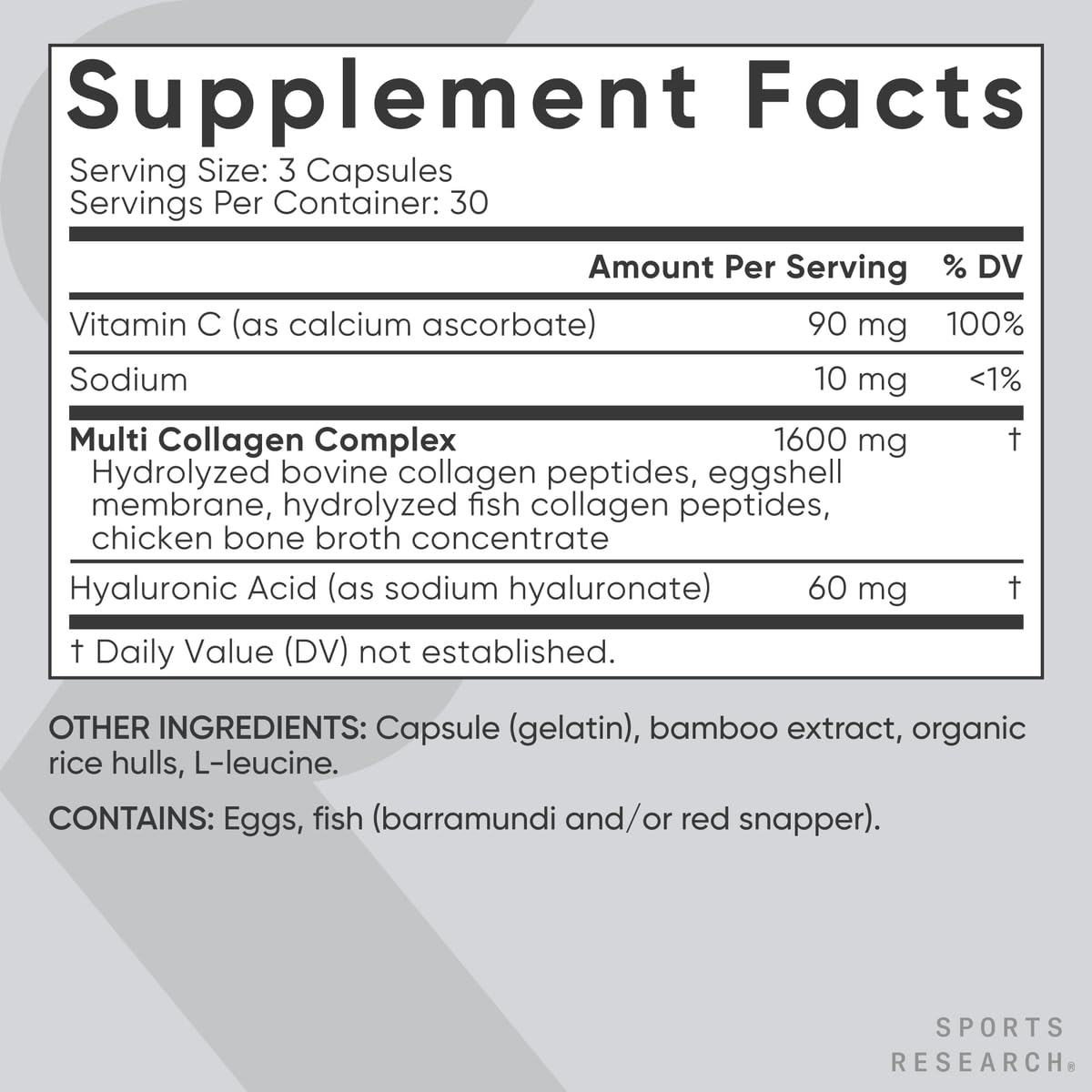 Capsules de collagène prêtes à être utilisées