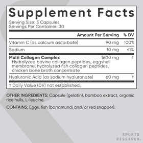 Capsules de collagène prêtes à être utilisées