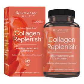 Capsules de collagène Reserveage Nutrition 120 capsules vue de face