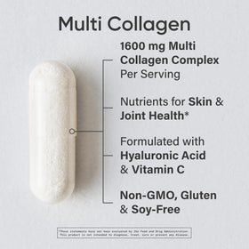 Capsules de collagène Sports Research avec acide hyaluronique