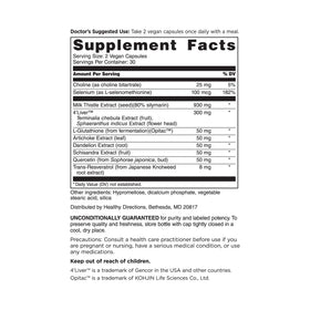 Capsules de complément alimentaire au chardon-marie DOCTORS' PREFERRED