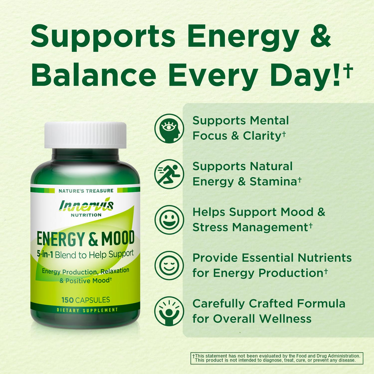 Capsules de complément alimentaire INNERVISNUTRITION