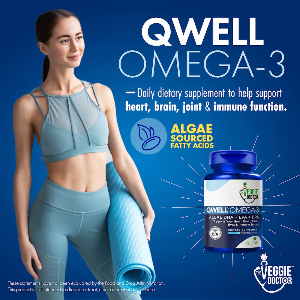 Capsules de Complément Alimentaire Omega 3 Végétal de couleur verte