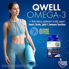 Capsules de Complément Alimentaire Omega 3 Végétal de couleur verte
