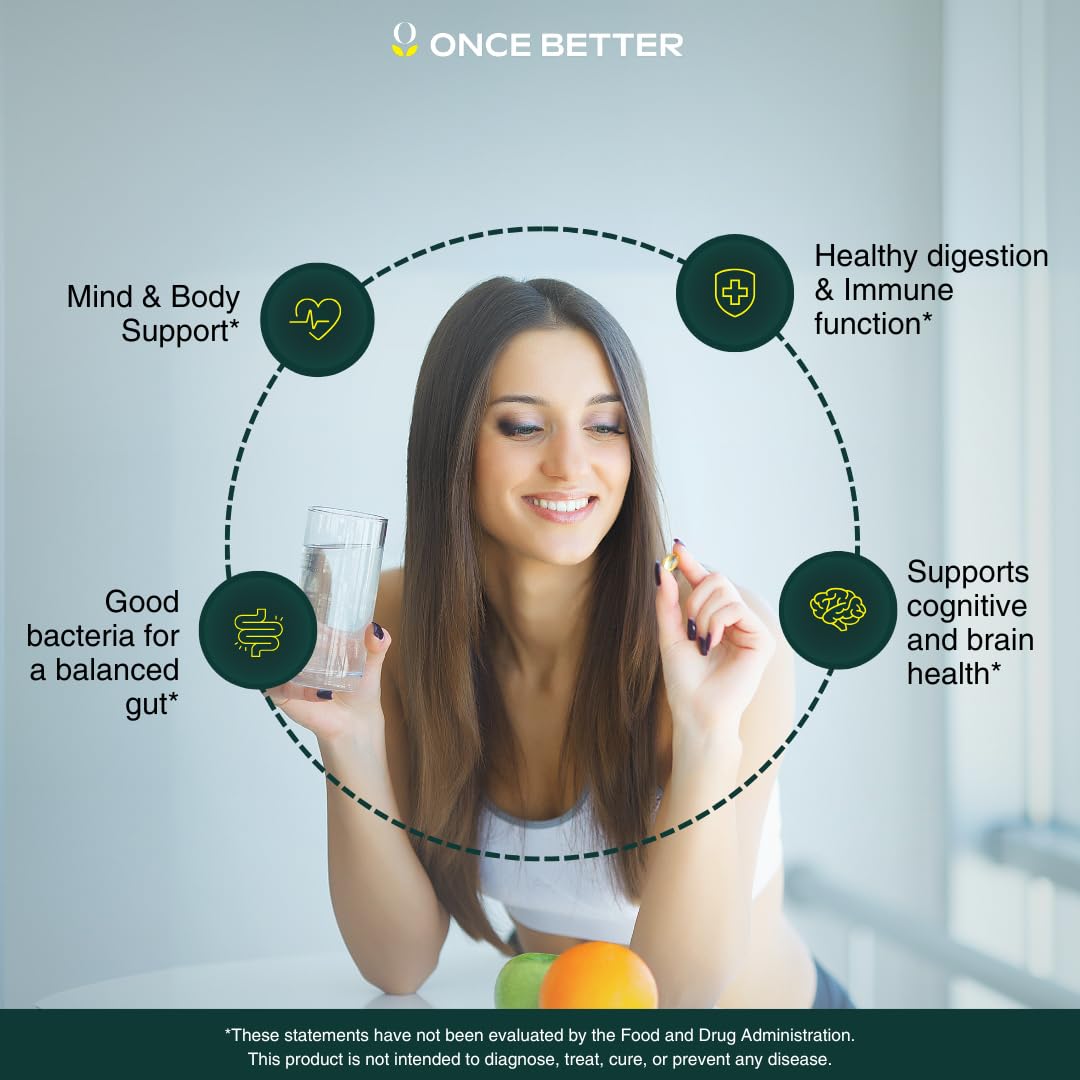 Capsules de complément alimentaire Once Better prêtes à être consommées
