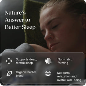 Capsules de complément alimentaire sommeil Greenworks sur une table