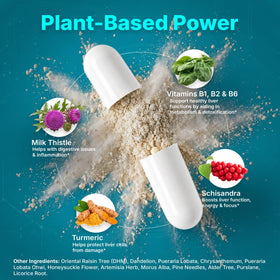 Capsules de complément alimentaire The Plug sur une table