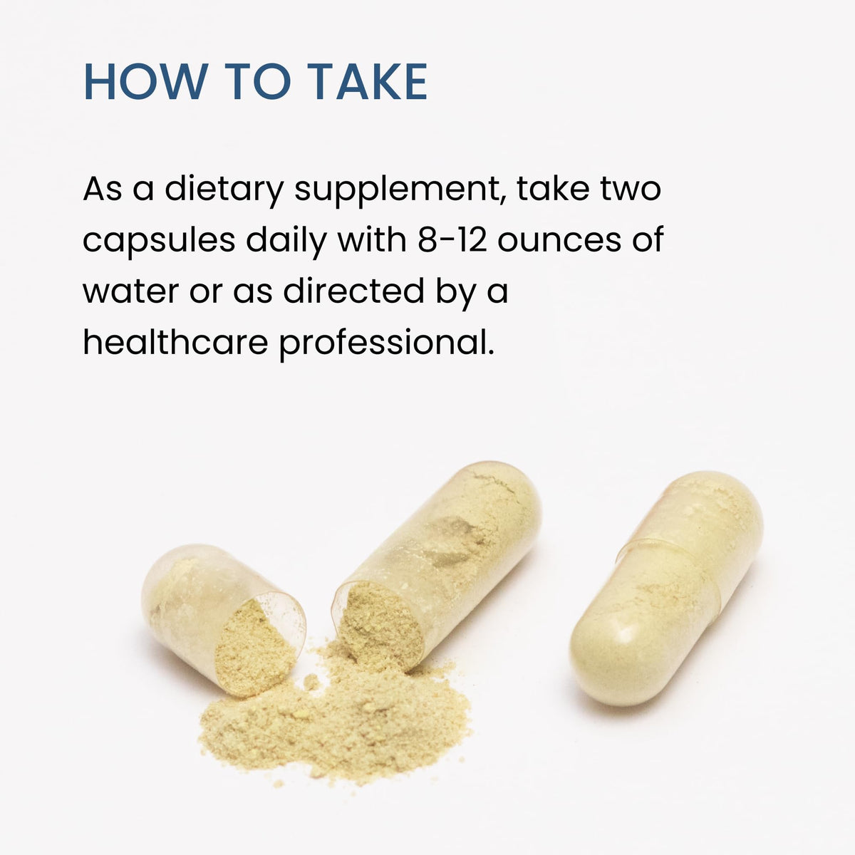 Capsules de Complément Alimentaire The Wellness Company dans un verre