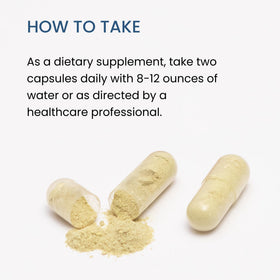 Capsules de Complément Alimentaire The Wellness Company dans un verre