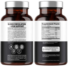Capsules de complément circulation sanguine Number One Nutrition