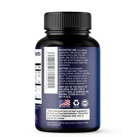 Capsules de complément mémoire Nature's Strength sur une cuillère en bois