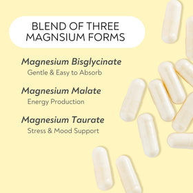 Capsules de Complexe de Magnésium Lifted Naturals sur une surface