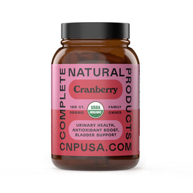 Capsules de cranberry bio 500mg vue de face