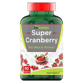 Capsules de cranberry tnvitamins 600 mg vue de face