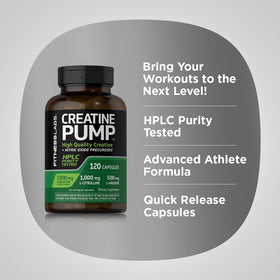 Capsules de créatine Fitness Labs dans un cadre sportif