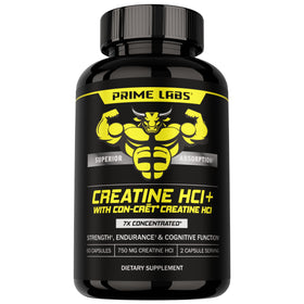 Capsules de Créatine HCl Labs en bouteille