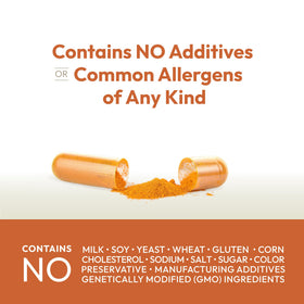 Capsules de curcuma ANDREW LESSMAN sur une table