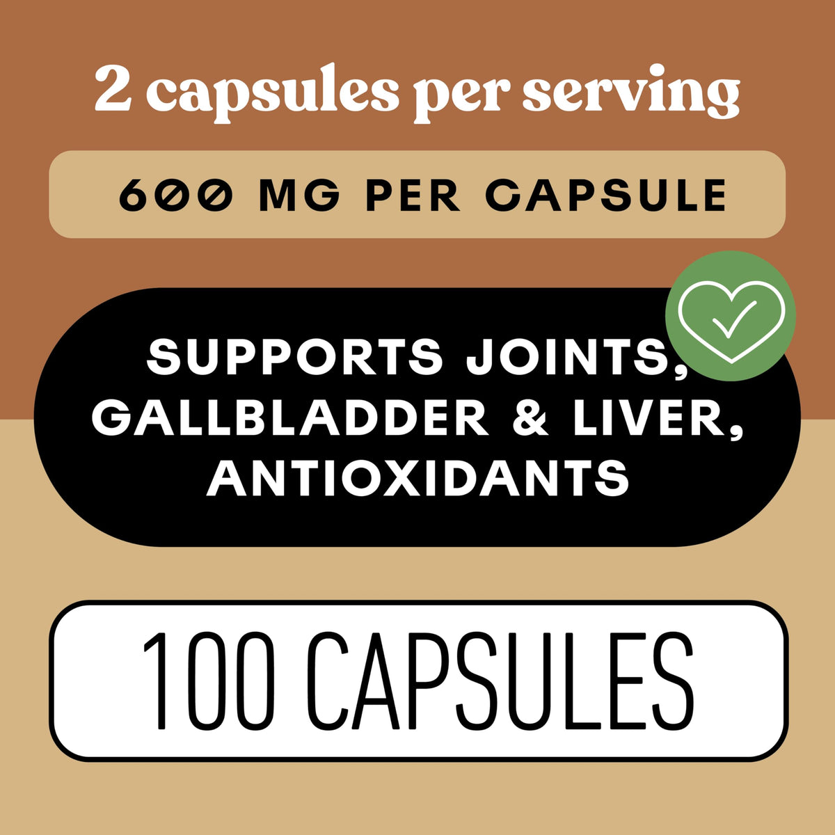 Capsules de Curcuma Bio 600mg avec un fond naturel