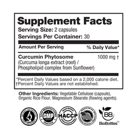 Capsules de curcuma curcumine FEEL GOOD, dosage de 1000mg