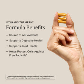 Capsules de Curcuma Dynamique Stonehenge Health sur fond blanc