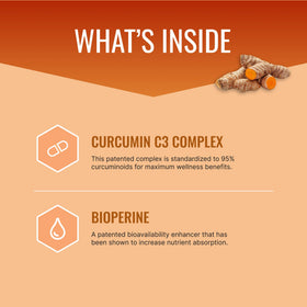 Capsules de Curcuma MD d'Approved Science sur une surface blanche